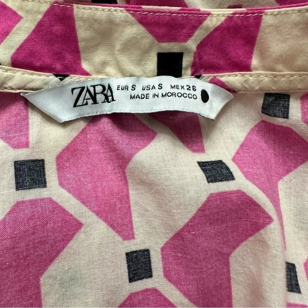 Zara geometric print